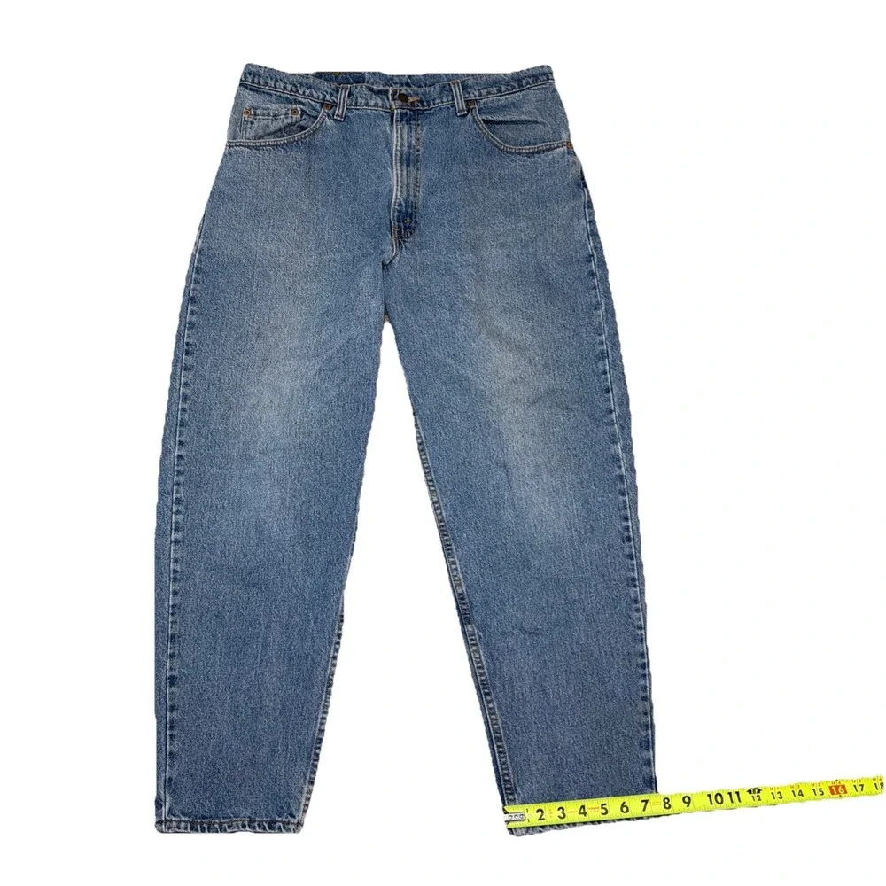 Vtg 90s Levi's 560‎ Loose Fit Tapered Leg Jeans Men 38x30 Blue Made in USA